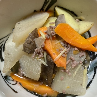 温まる根菜スープ(写真レシピ)